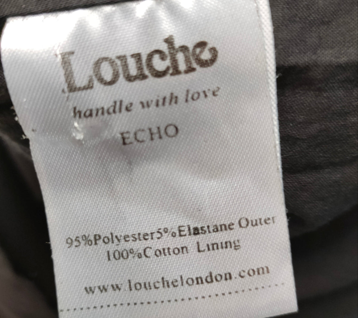 PRE OWNED Louche Echo Black Cutout Dress