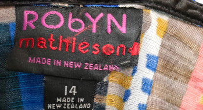 PRE OWNED Robyn Mathieson Multicolour Cowl Neck Dress