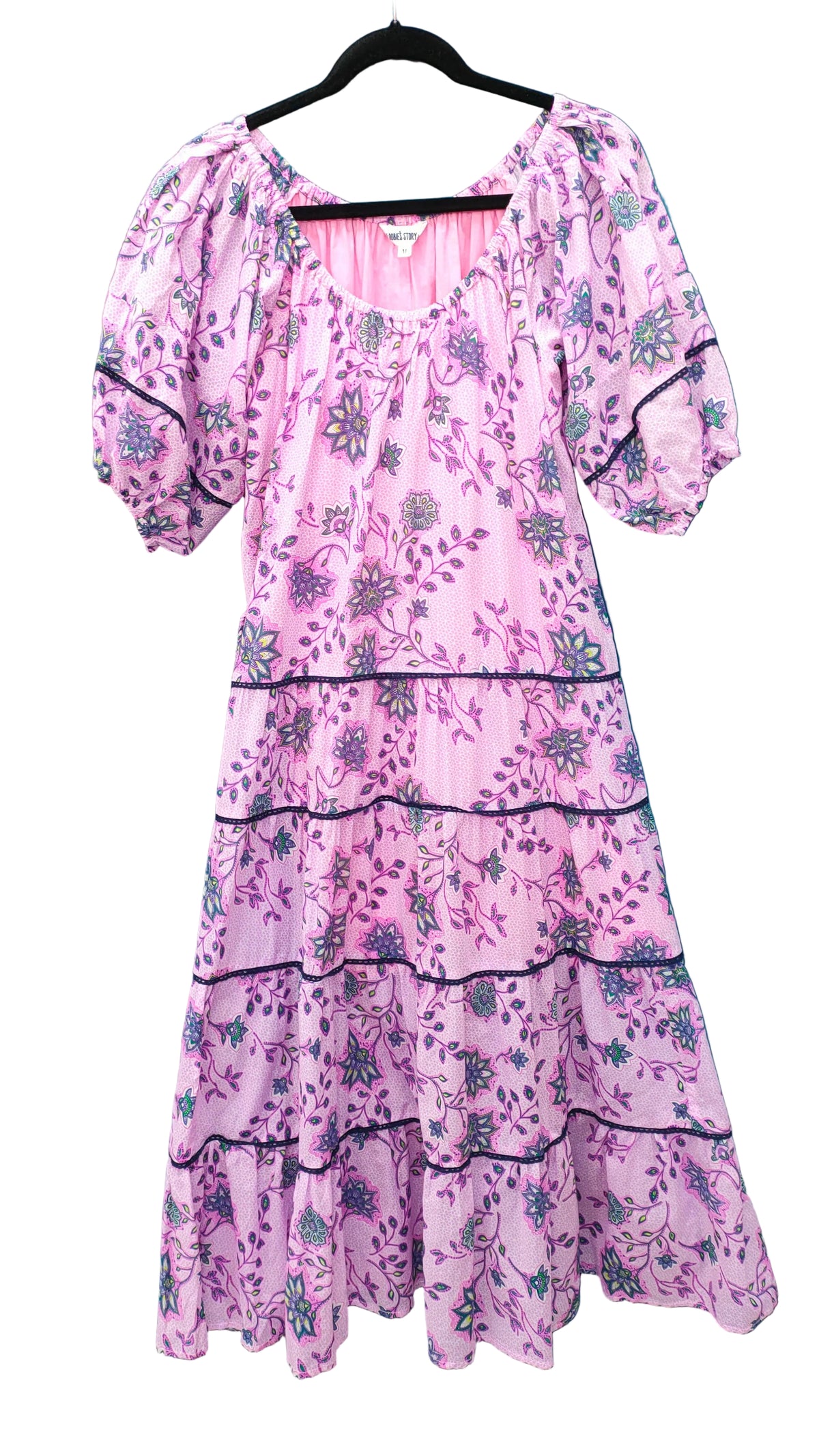 PRE OWNED Loobie's Story Mauve Floral Dress