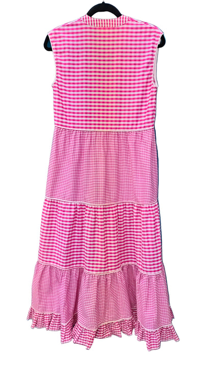 PRE OWNED Madly Sweetly Pink and White Gingham Dress