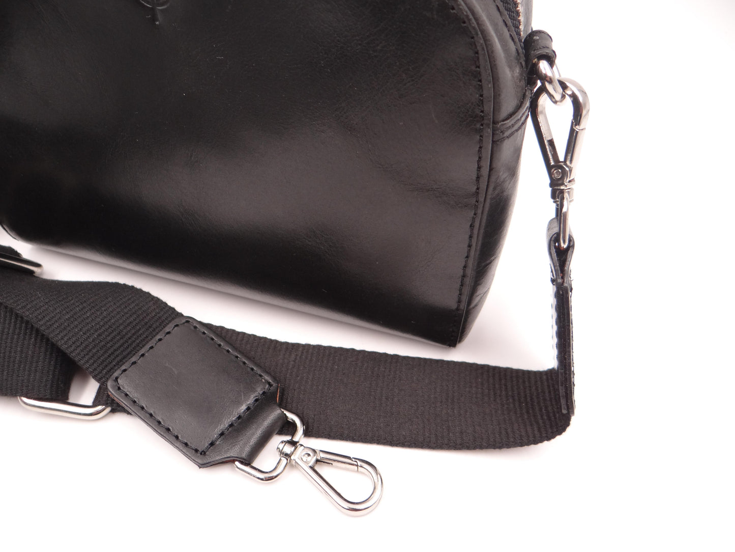 Second Nature Leather Small Crossbody Bag - Black  #ST7