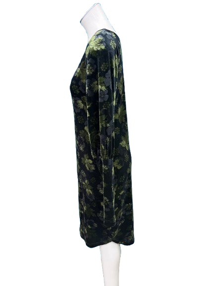 PRE OWNED "Amber Velvet Dress - Olive" by Annah Stretton
