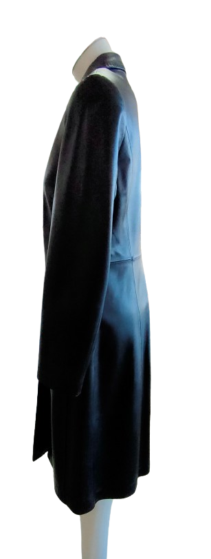 PRE OWNED Bella by Zizis Black Leather Coat
