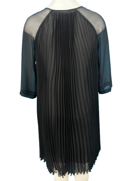 PRE OWNED Seed Little Black Pleated Dress