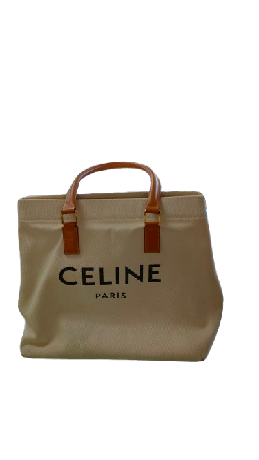 PRE OWNED Celine Paris Tote Bag