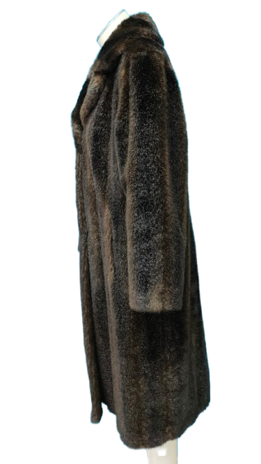PRE LOVED Lister Minqulla Faux Fur Coat