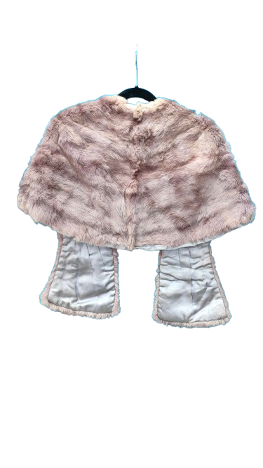 PRE OWNED Genuine Fur Stole - Two tone Brown