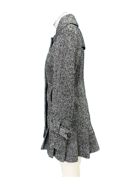 PRE OWNED Guess Double Breasted Skirted Coat