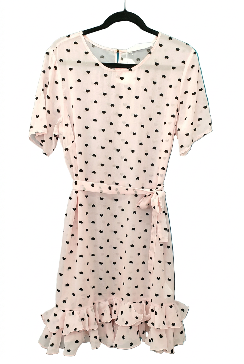 PRE OWNED Coop Baroquen Heart Pink Dress