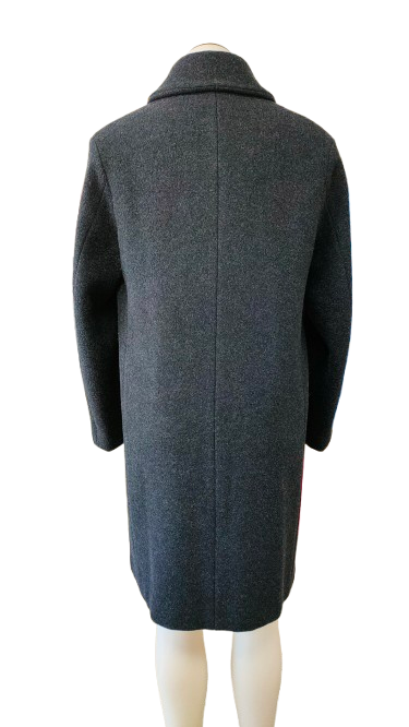 PRE OWNED Jil Sander Wool Coat in Charcoal Grey