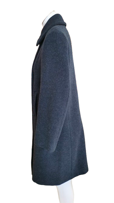 PRE OWNED Jil Sander Wool Coat in Charcoal Grey