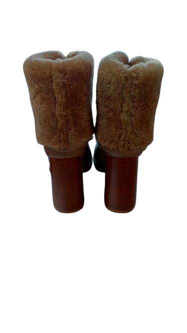 PRE OWNED Karen Walker Mackie Boots - Taupe