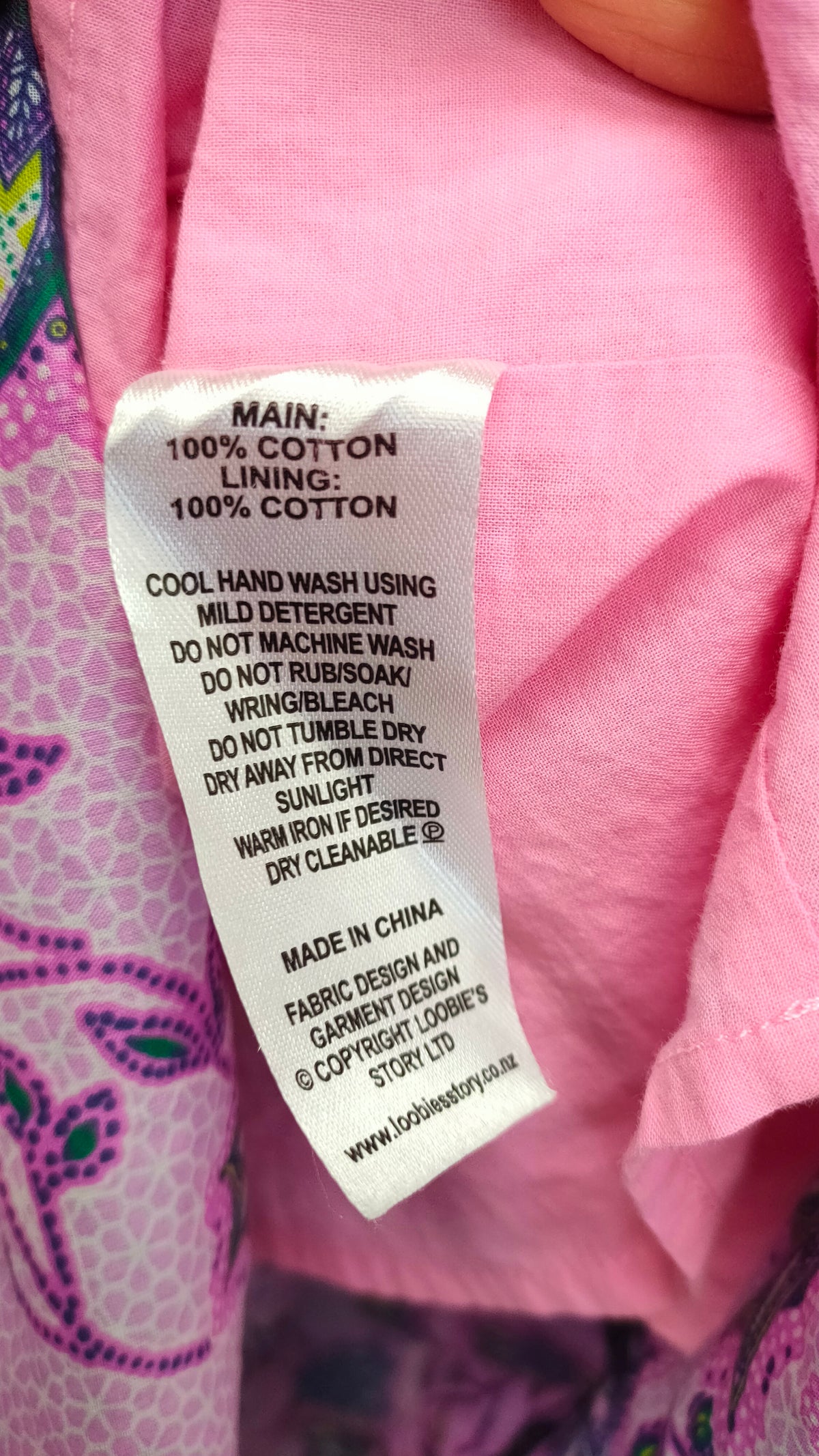 PRE OWNED Loobie's Story Mauve Floral Dress