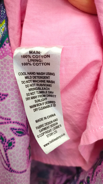 PRE OWNED Loobie's Story Mauve Floral Dress