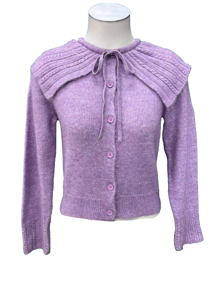 PRE OWNED MNG Lilac Cardi