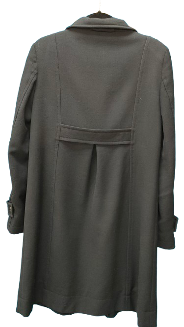 PRE OWNED Max Mara Black Wool Coat — NZ Size 14