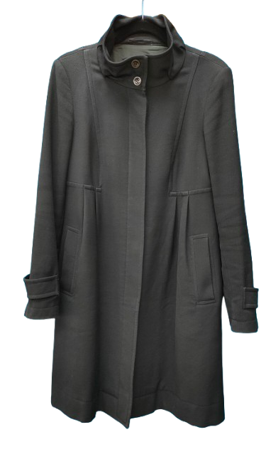 PRE OWNED Max Mara Black Wool Coat — NZ Size 14