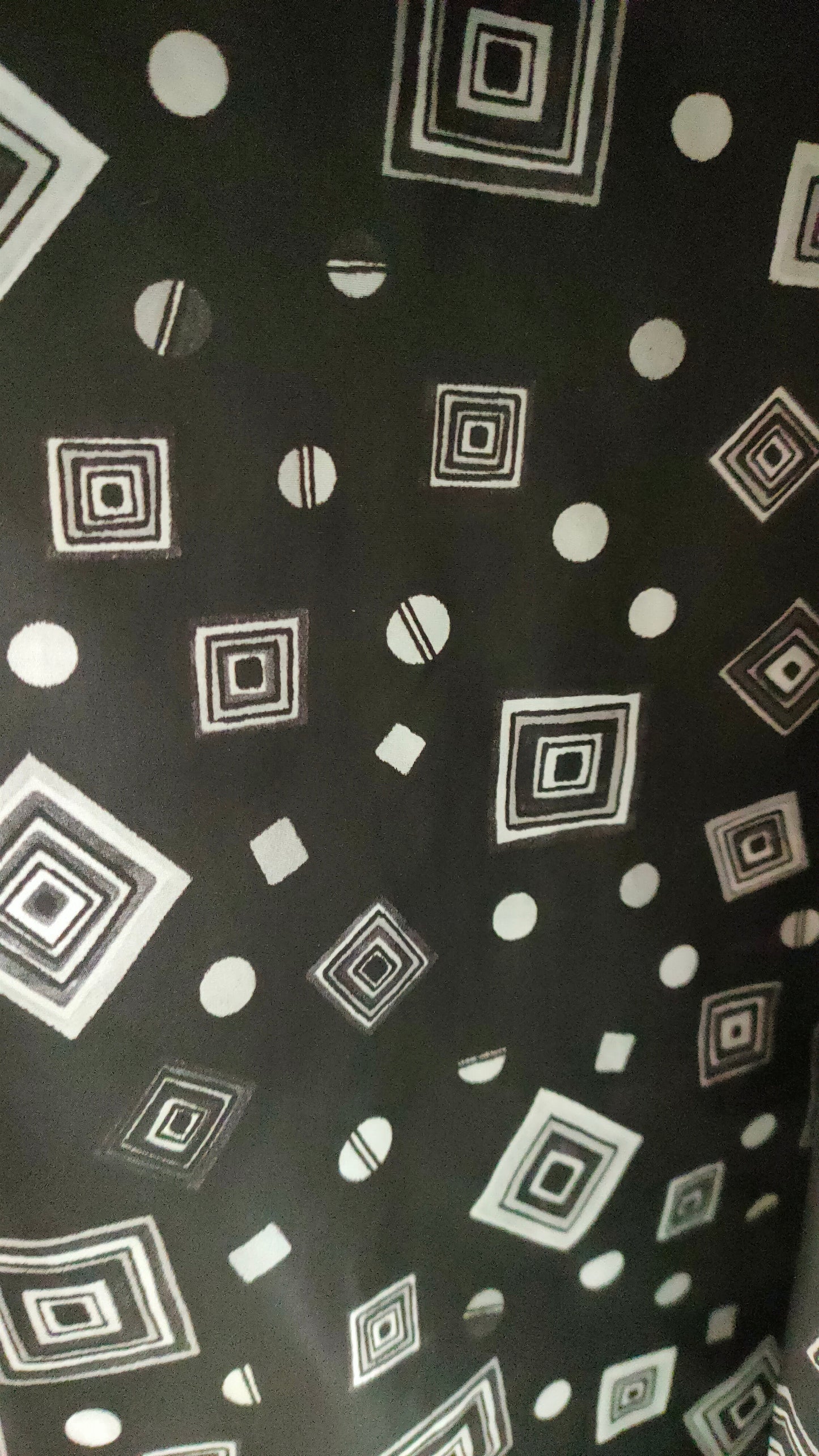 PRE OWNED Obi Dress - Black with patterned funky side panels