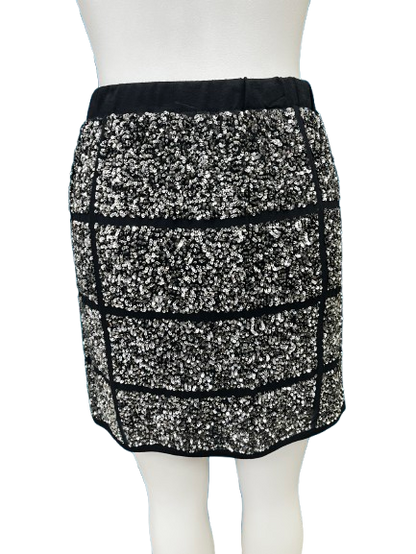 PRE OWNED Coop by Trelise Cooper Silver Sequin Skirt
