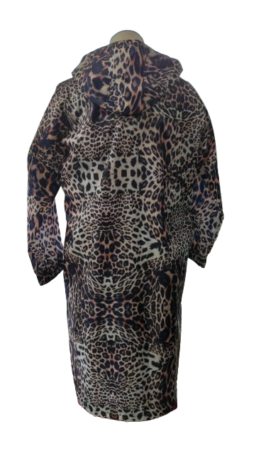 PRE OWNED Sheryl May Raincoat - Leopard Print
