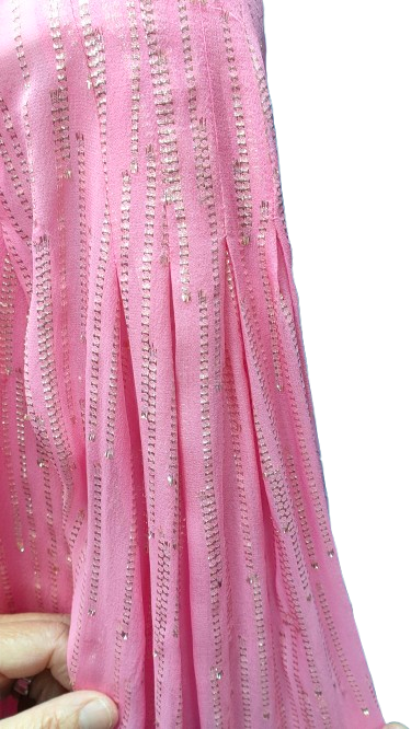 PRE OWNED Birgette Hirskind Pink Lurex Top -