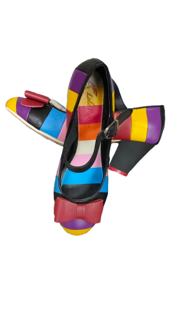 PRE OWNED Lola Ramona Striped Shoes