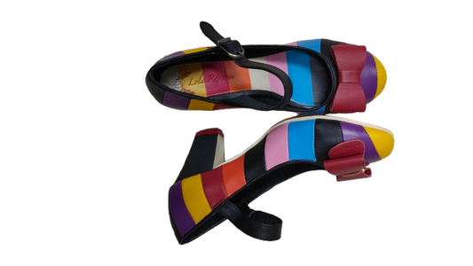 PRE OWNED Lola Ramona Striped Shoes