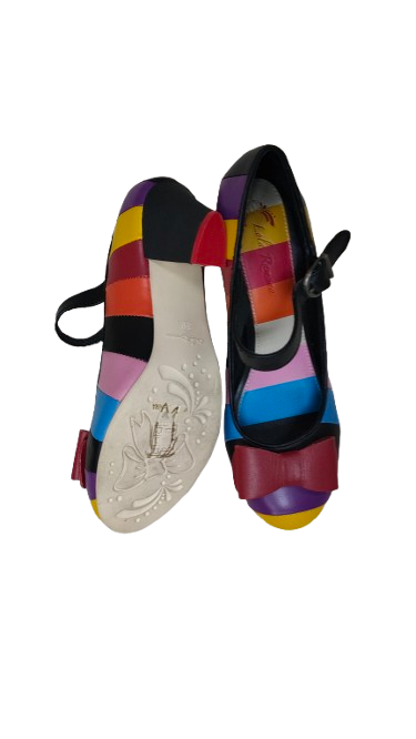 PRE OWNED Lola Ramona Striped Shoes