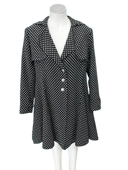 PRE OWNED Trelise Cooper "Boardroom" Polka Dot Coat