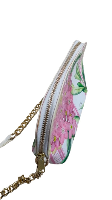 PRE OWNED  Coop White/Pink Floral Bag